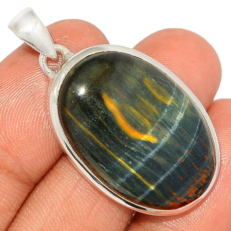 1.6" Blue Tiger Eye Pendants - BTEP1029