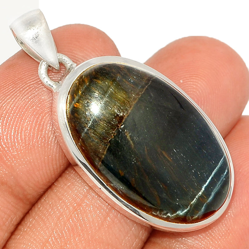 1.6" Blue Tiger Eye Pendants - BTEP1042