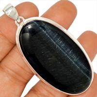 2.6" Blue Tiger Eye Pendants - BTEP400