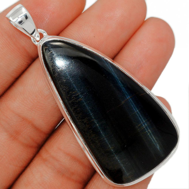 2.3" Blue Tiger Eye Pendants - BTEP514