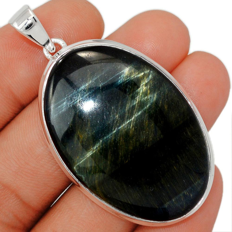 2.1" Blue Tiger Eye Pendants - BTEP517