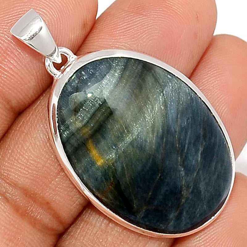 1.7" Blue Tiger Eye Pendants - BTEP547