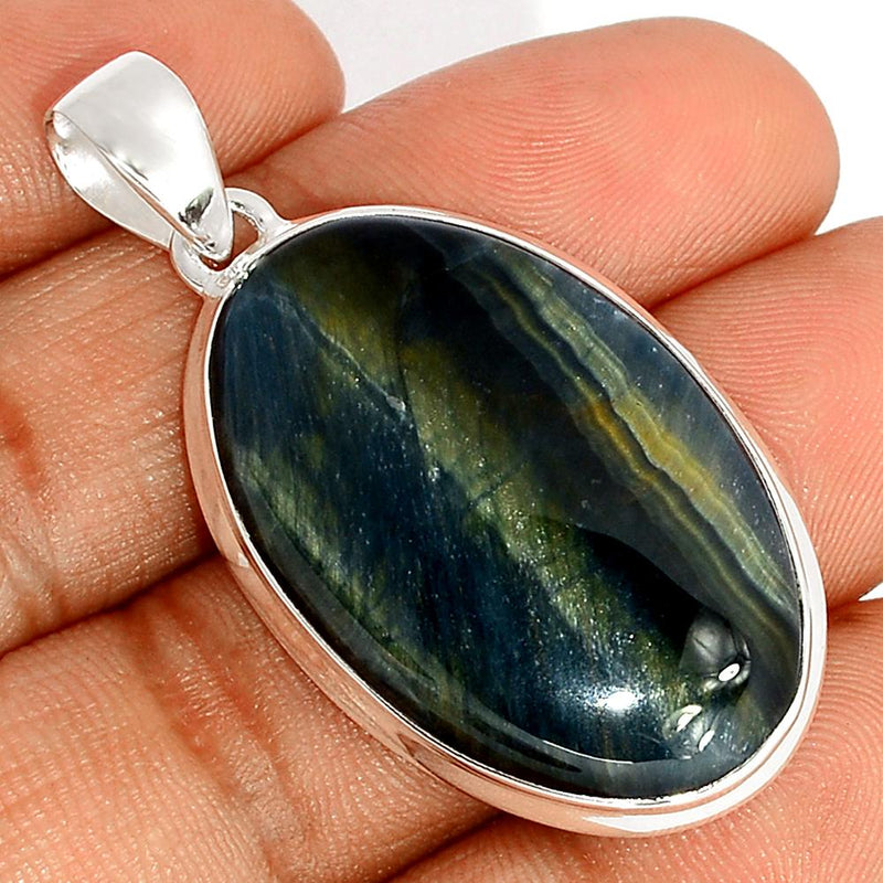 1.8" Blue Tiger Eye Pendants - BTEP577