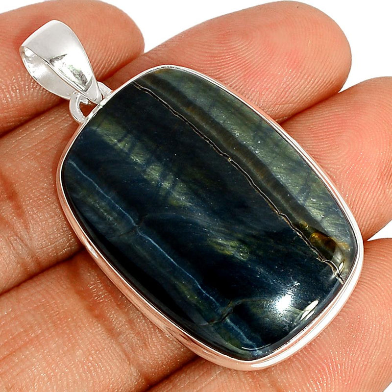 1.8" Blue Tiger Eye Pendants - BTEP580