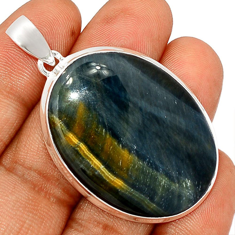 2" Blue Tiger Eye Pendants - BTEP581