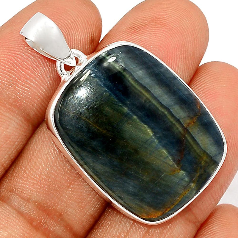 1.6" Blue Tiger Eye Pendants - BTEP582