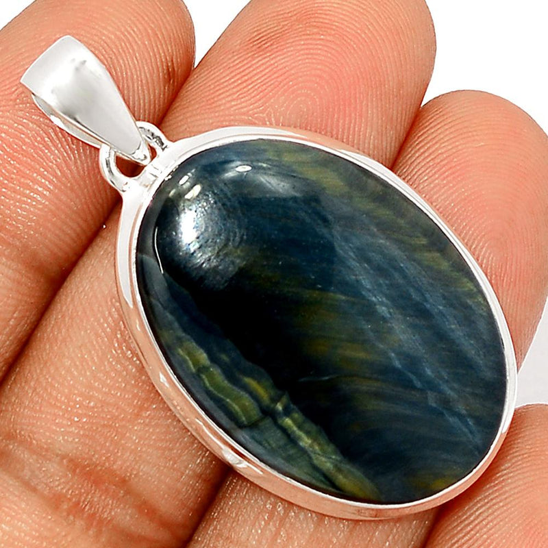 1.7" Blue Tiger Eye Pendants - BTEP595