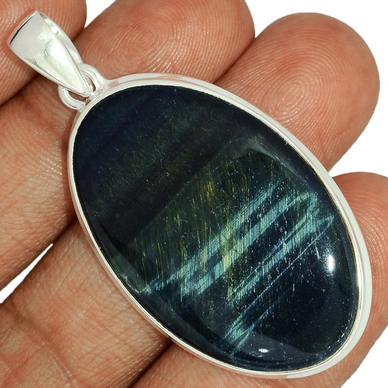 2.2" Blue Tiger Eye Pendants - BTEP601