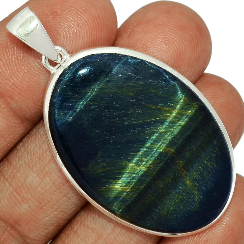 2.1" Blue Tiger Eye Pendants - BTEP607