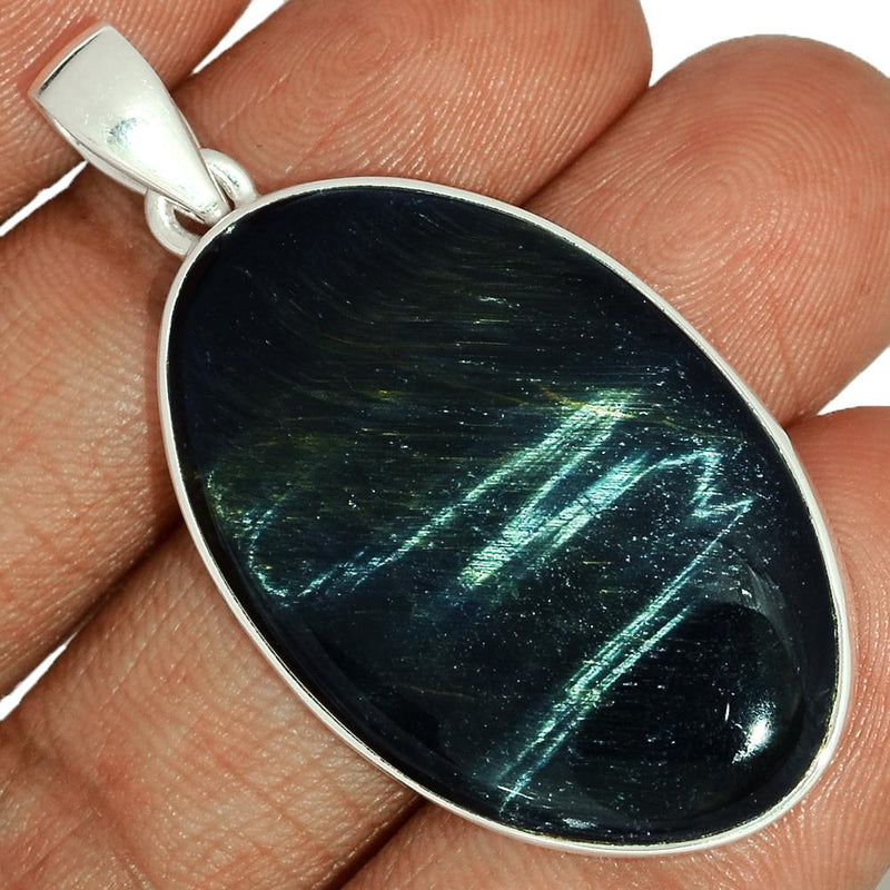 2.1" Blue Tiger Eye Pendants - BTEP608