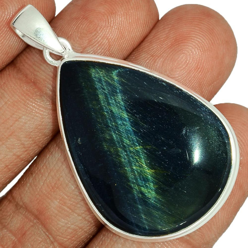 2.1" Blue Tiger Eye Pendants - BTEP610