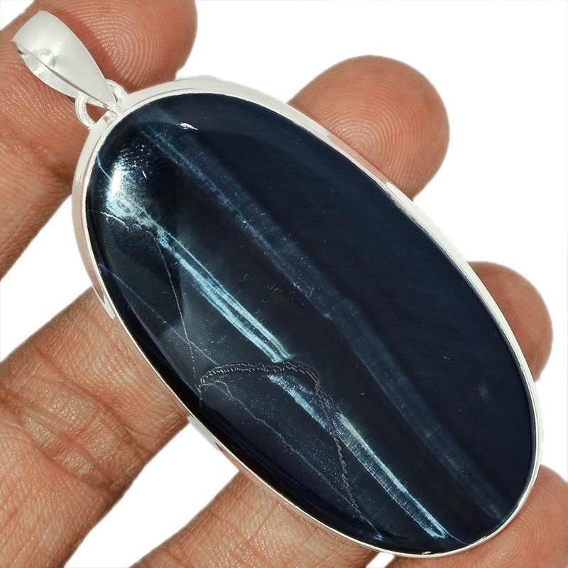 3.1" Blue Tiger Eye Pendants - BTEP617