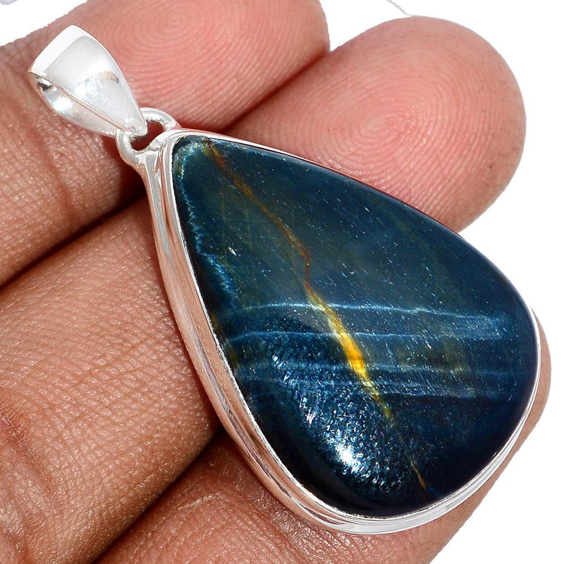 1.6" Blue Tiger Eye Pendants - BTEP646