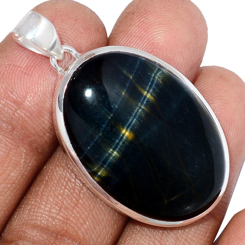 1.7" Blue Tiger Eye Pendants - BTEP651