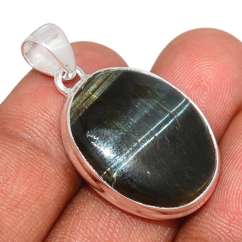 1.3" Blue Tiger Eye Pendants - BTEP792