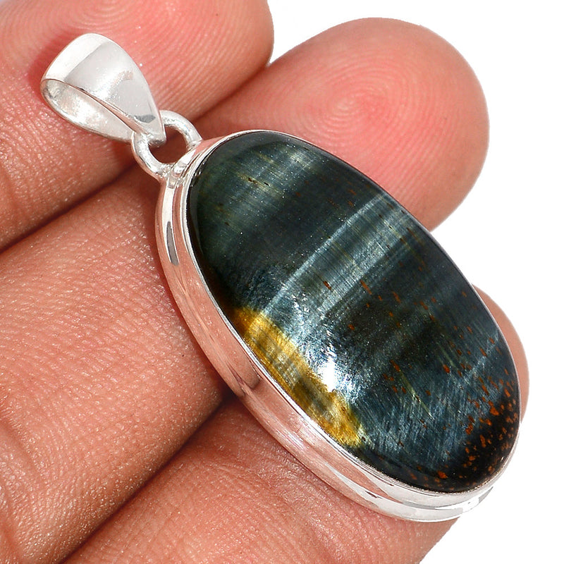 1.6" Blue Tiger Eye Pendants - BTEP804