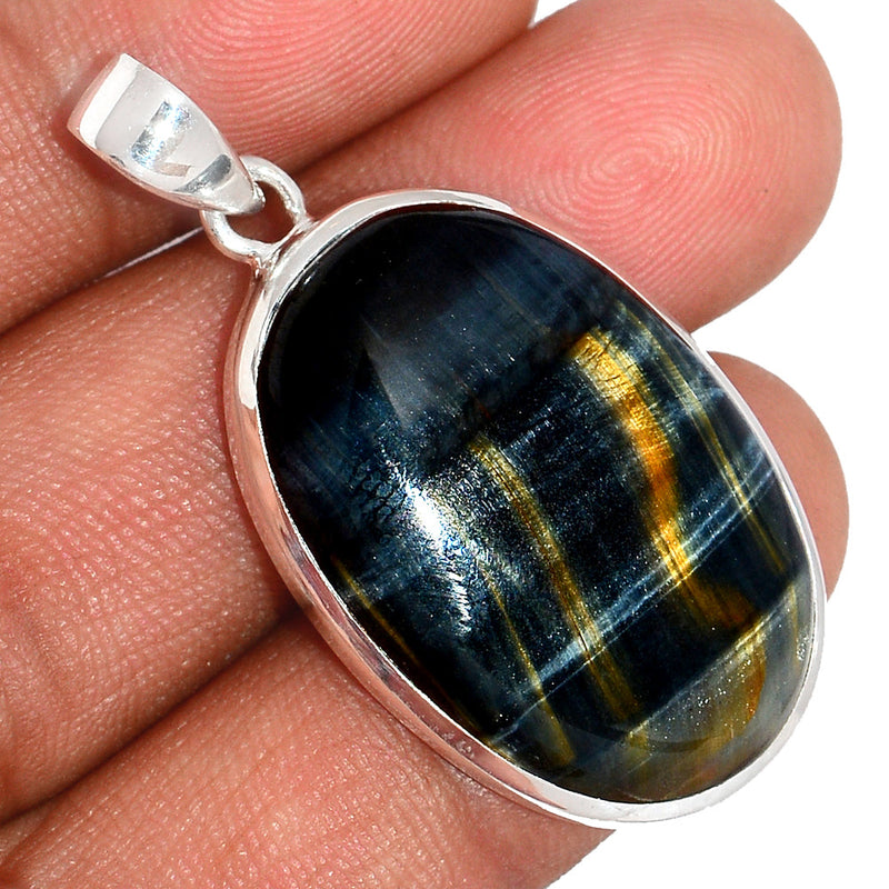 1.7" Blue Tiger Eye Pendants - BTEP810