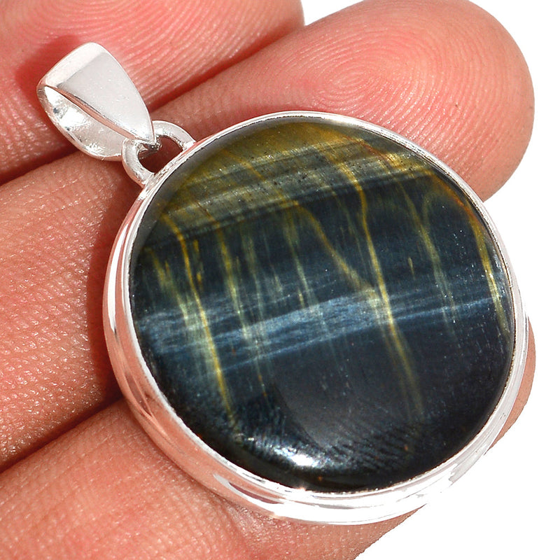 1.5" Blue Tiger Eye Pendants - BTEP812