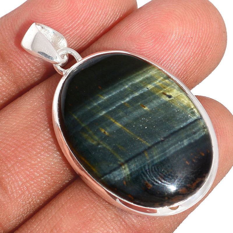 1.6" Blue Tiger Eye Pendants - BTEP813