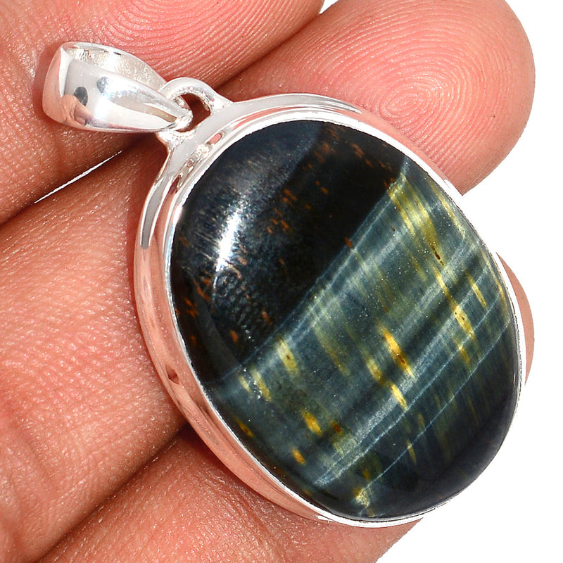 1.6" Blue Tiger Eye Pendants - BTEP814