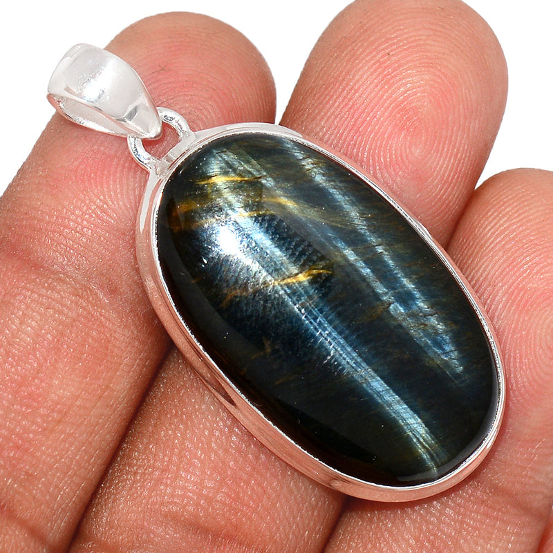 1.6" Blue Tiger Eye Pendants - BTEP818