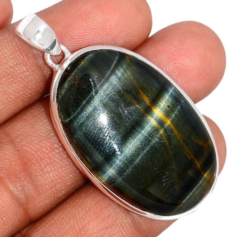 1.8" Blue Tiger Eye Pendants - BTEP821