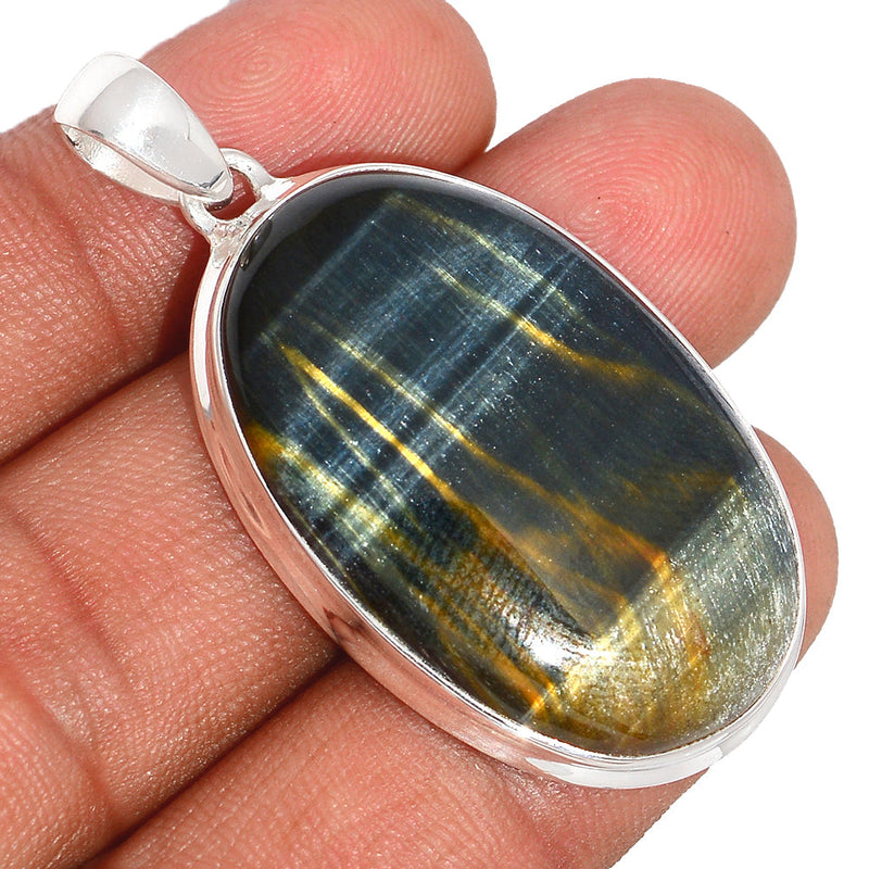 1.8" Blue Tiger Eye Pendants - BTEP822