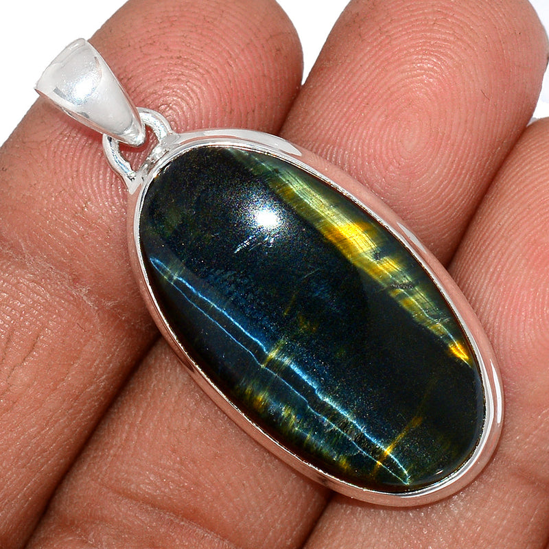 1.6" Blue Tiger Eye Pendants - BTEP826