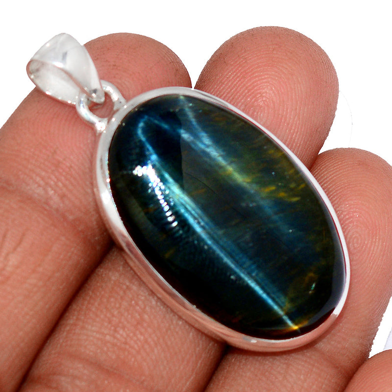 1.6" Blue Tiger Eye Pendants - BTEP830