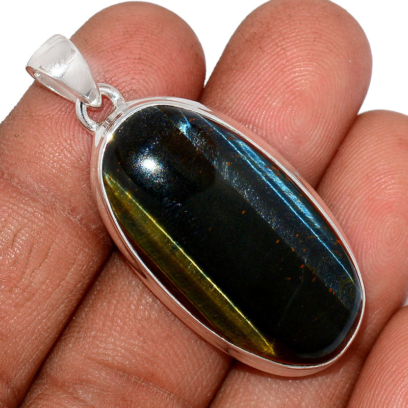 1.7" Blue Tiger Eye Pendants - BTEP836