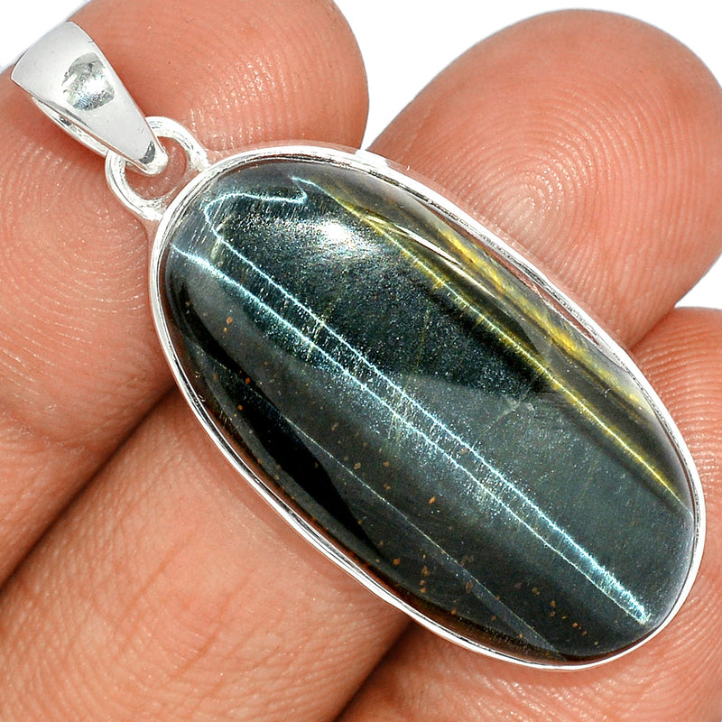 1.7" Blue Tiger Eye Pendants - BTEP928