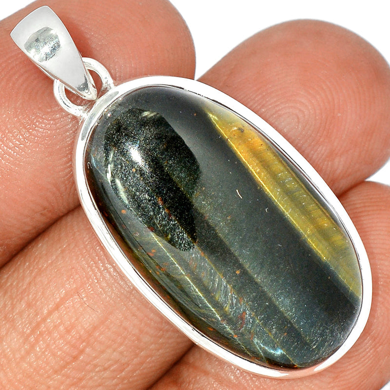 1.7" Blue Tiger Eye Pendants - BTEP930