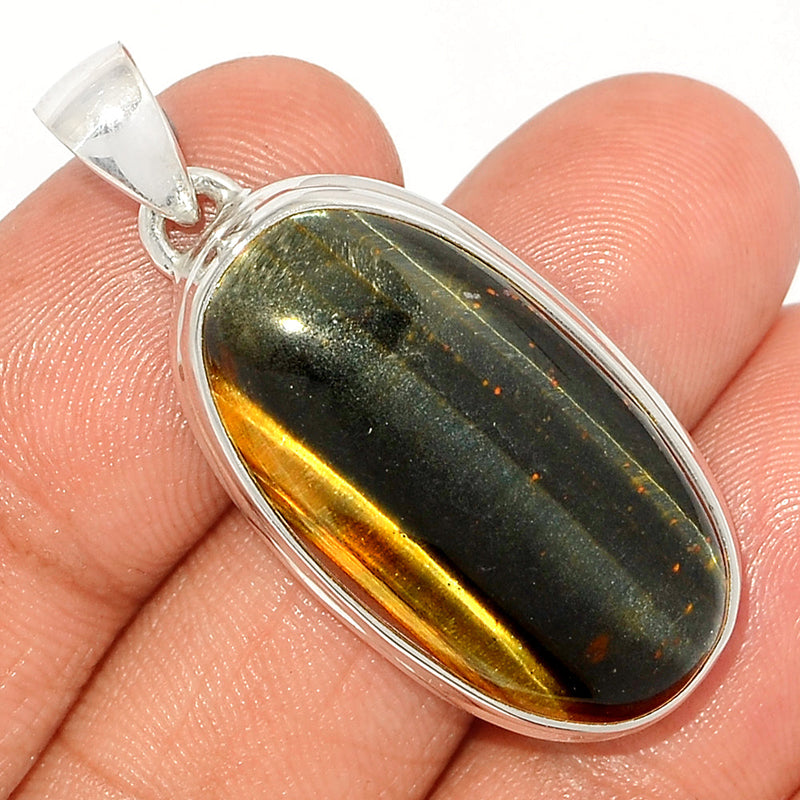 1.6" Blue Tiger Eye Pendants - BTEP937