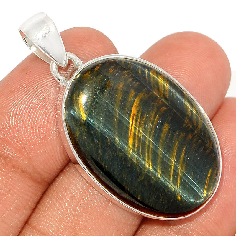 1.6" Blue Tiger Eye Pendants - BTEP939