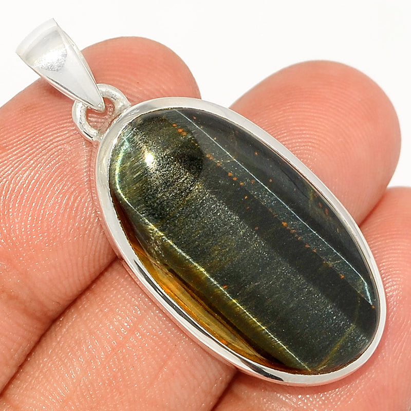 1.6" Blue Tiger Eye Pendants - BTEP944