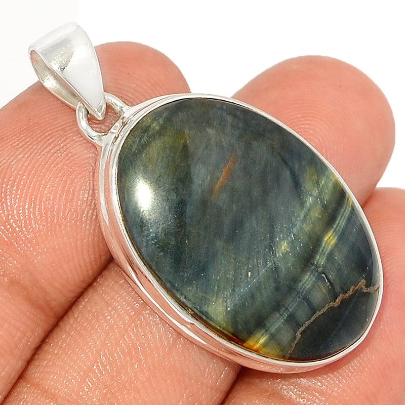 1.6" Blue Tiger Eye Pendants - BTEP953