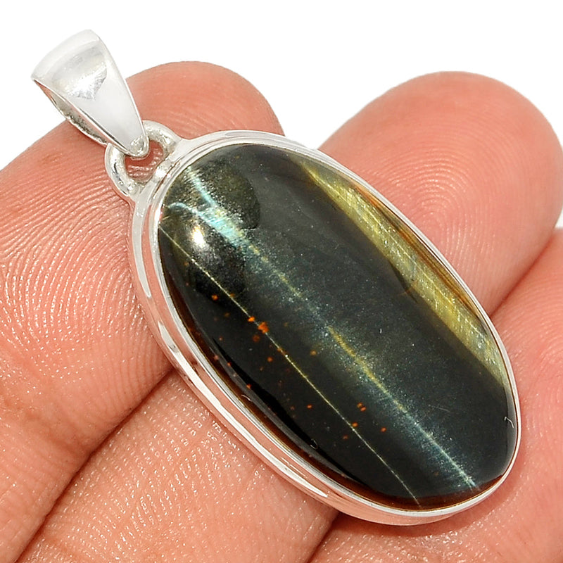 1.6" Blue Tiger Eye Pendants - BTEP960