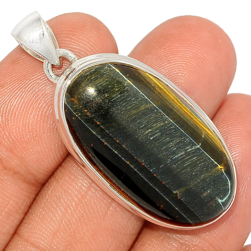 1.6" Blue Tiger Eye Pendants - BTEP966