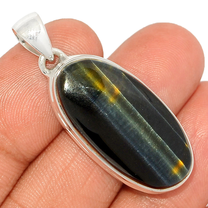 1.6" Blue Tiger Eye Pendants - BTEP973