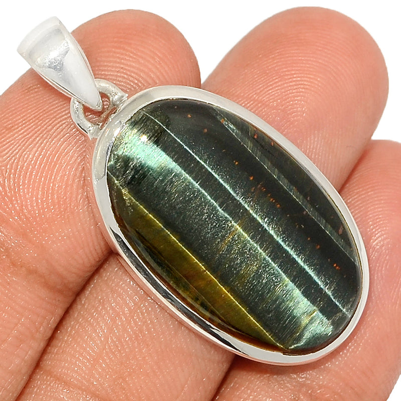 1.6" Blue Tiger Eye Pendants - BTEP987