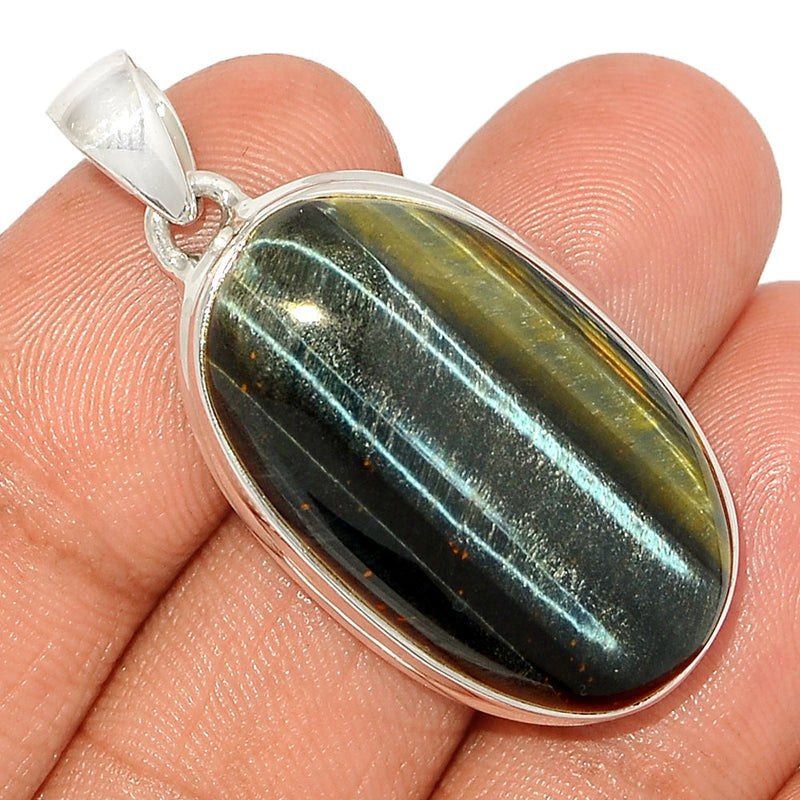 1.6" Blue Tiger Eye Pendants - BTEP991