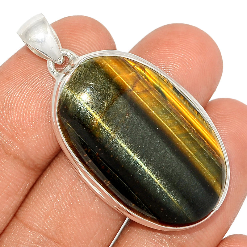 1.7" Blue Tiger Eye Pendants - BTEP995