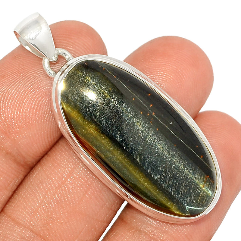 1.7" Blue Tiger Eye Pendants - BTEP996