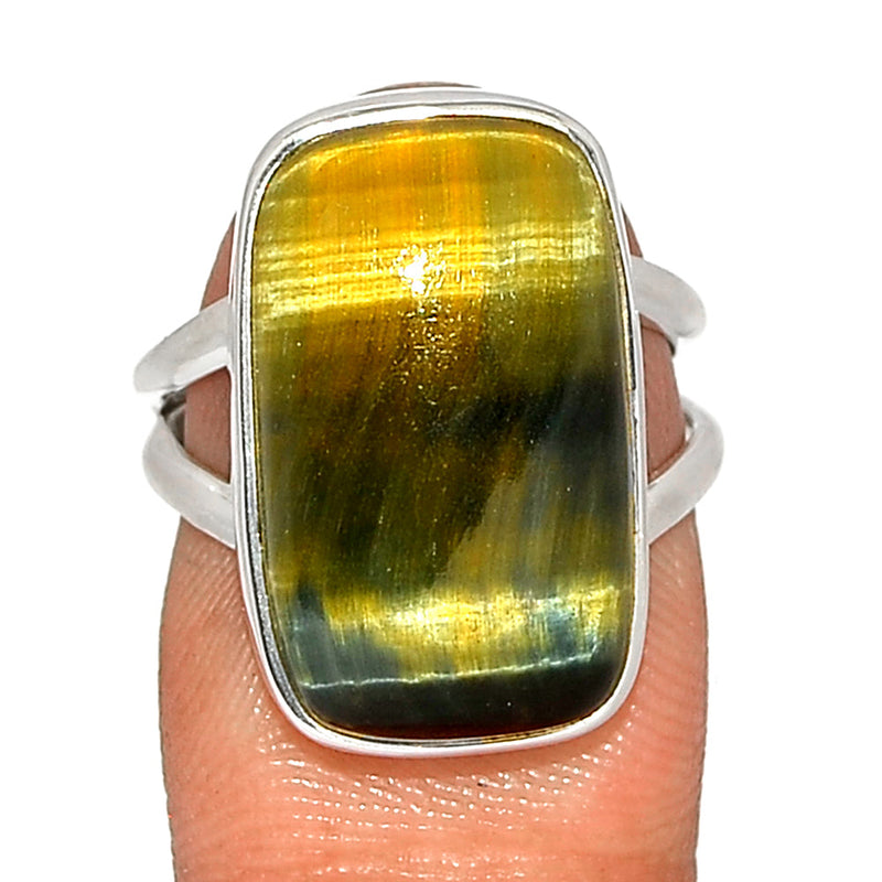 Blue Tiger Eye Ring - BTER356