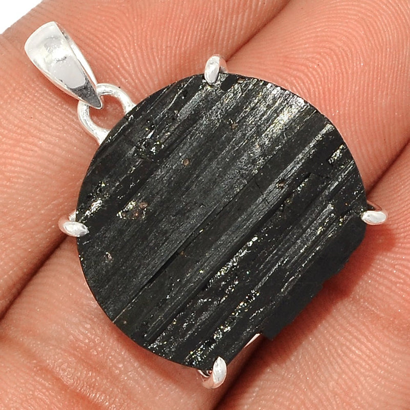 1.2" Claw - Black Tourmaline Rough Pendants - BTRP1664
