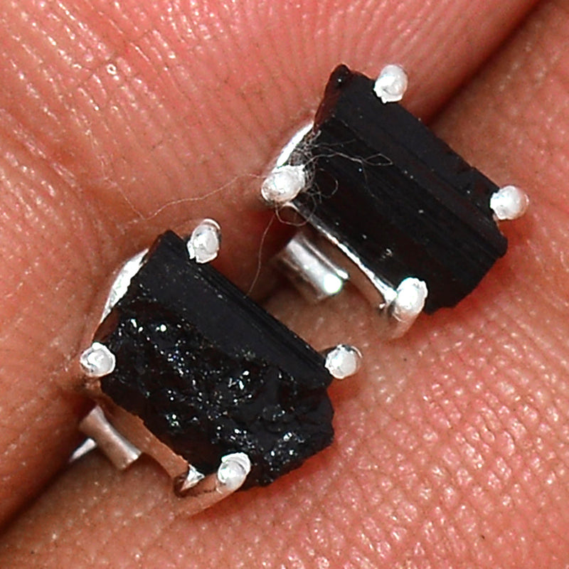 Claw - Black Tourmaline Rough Studs - BTRS126