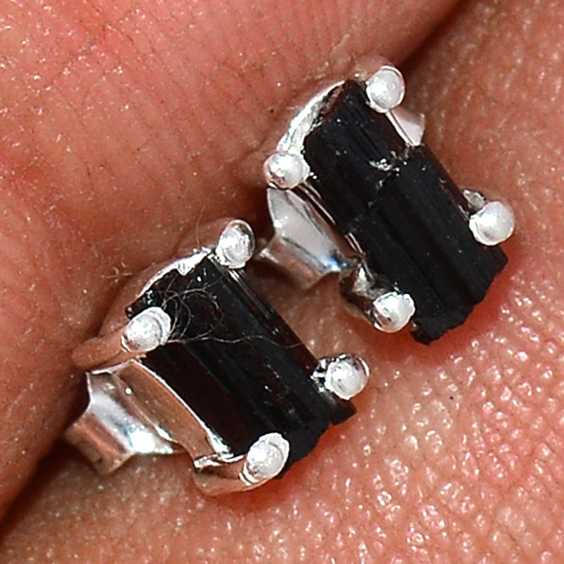 Claw - Black Tourmaline Rough Studs - BTRS139