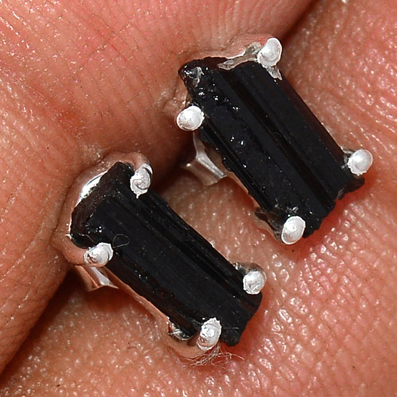 Claw - Black Tourmaline Rough Studs - BTRS144