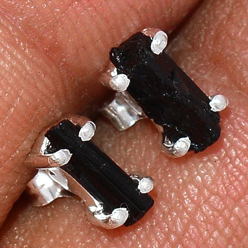 Claw - Black Tourmaline Rough Studs - BTRS149