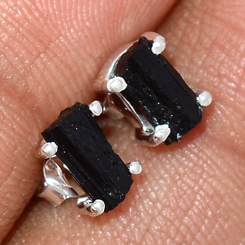 Claw - Black Tourmaline Rough Studs - BTRS59